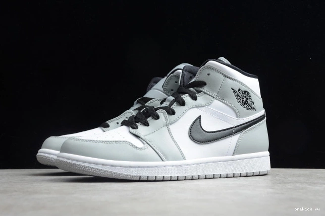 Chep Onekick Jordan 1 Grey Smoke Mid 554724-092 AIR Light 0718